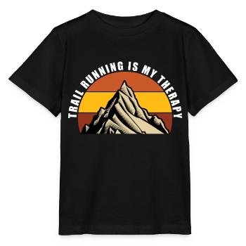 Trail Run Ultra Running Mountain Trekking Running - Stanley/Stella MINI CREATOR Kids’ T-Shirt - black - Front - Mikhail (115cm)