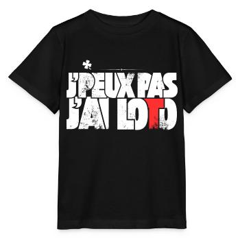 J peux pas j ai Loto - T-shirt bio MINI CREATOR Stanley/Stella Enfant - noir - Devant - Mikhail (115cm)