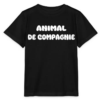 Animal de compagnie - T-shirt bio MINI CREATOR Stanley/Stella Enfant - noir - Devant - Mikhail (115cm)