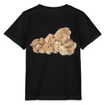 Sable Rose cristal sable gypse barytine minéral - T-shirt bio MINI CREATOR Stanley/Stella Enfant - noir - Devant - Mikhail (115cm)