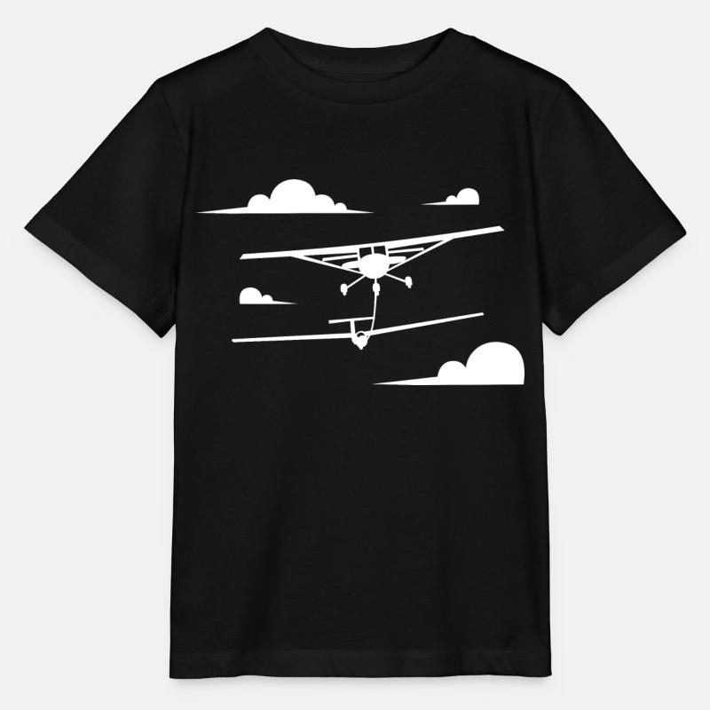 Sailplane Pilot Evolution Flying Glider Aviation - Stanley/Stella MINI CREATOR Kids’ T-Shirt - black