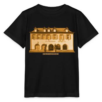 Mairie de Germersheim Rhin Rhénanie-Palatinat - T-shirt bio MINI CREATOR Stanley/Stella Enfant - noir - Devant - Mikhail (115cm)