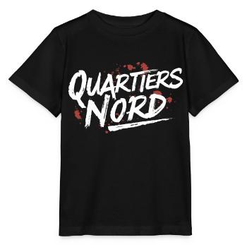 Quartiers Nord - T-shirt bio MINI CREATOR Stanley/Stella Enfant - noir - Devant - Mikhail (115cm)