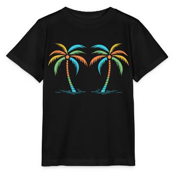 je suis en vacances - T-shirt bio MINI CREATOR Stanley/Stella Enfant - noir - Devant - Mikhail (115cm)
