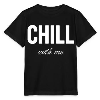 Chill with me - T-shirt bio MINI CREATOR Stanley/Stella Enfant - noir - Devant - Mikhail (115cm)