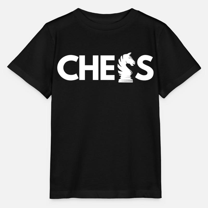 Échecs - T-shirt bio MINI CREATOR Stanley/Stella Enfant - noir