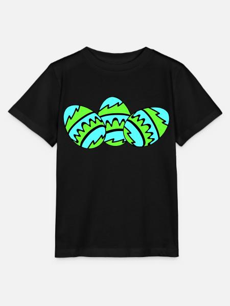ostereier 03 - Stanley/Stella Kinder T-Shirt MINI CREATOR  - Schwarz
