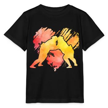 Sumo - Stanley/Stella Kinder T-Shirt MINI CREATOR  - Schwarz - Vorne - Mikhail (115cm)