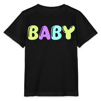 bébé - T-shirt bio MINI CREATOR Stanley/Stella Enfant - noir - Devant - Mikhail (115cm)