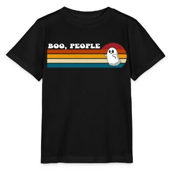 Lustige und beängstigende Buh-Ew-Leute - Stanley/Stella Kinder T-Shirt MINI CREATOR  - Schwarz - Vorne - Mikhail (115cm)