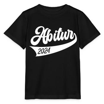 Abitur 2024 | Abi 24 | Certificat de fin d’études secondaires pour les bacheliers - T-shirt bio MINI CREATOR Stanley/Stella Enfant - noir - Devant - Mikhail (115cm)
