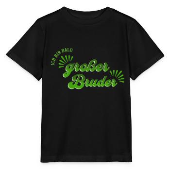ich bin bald großer Bruder - Stanley/Stella Kinder T-Shirt MINI CREATOR  - Schwarz - Vorne - Mikhail (115cm)