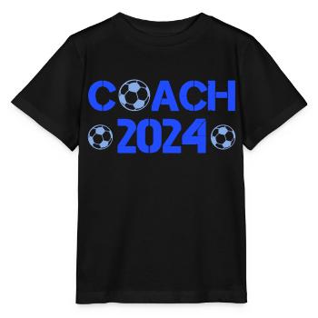 Entraîneur de football 2024 - T-shirt bio MINI CREATOR Stanley/Stella Enfant - noir - Devant - Mikhail (115cm)