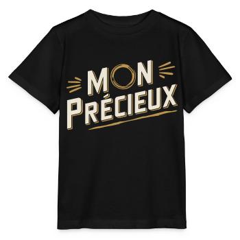 Mon précieux - T-shirt bio MINI CREATOR Stanley/Stella Enfant - noir - Devant - Mikhail (115cm)
