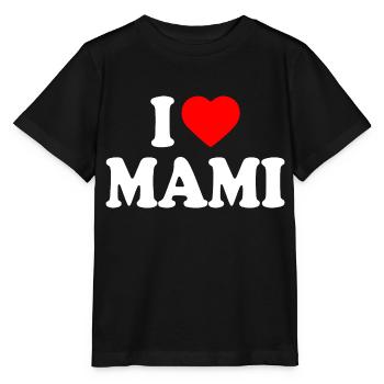 I love mami - Stanley/Stella Kinder T-Shirt MINI CREATOR  - Schwarz - Vorne - Mikhail (115cm)