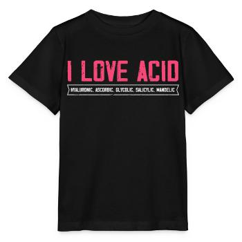 I Love Acid Skin Injecting Tox Facialist - Stanley/Stella Kinder T-Shirt MINI CREATOR  - Schwarz - Vorne - Mikhail (115cm)