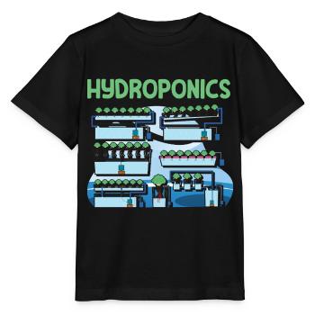 Culture hydroponique - T-shirt bio MINI CREATOR Stanley/Stella Enfant - noir - Devant - Mikhail (115cm)