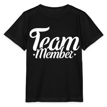 Team member - Stanley/Stella Kinder T-Shirt MINI CREATOR  - Schwarz - Vorne - Mikhail (115cm)
