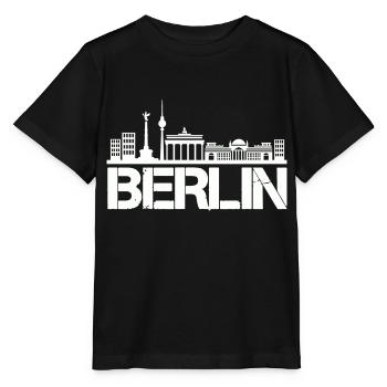 Horizon de Berlin - T-shirt bio MINI CREATOR Stanley/Stella Enfant - noir - Devant - Mikhail (115cm)