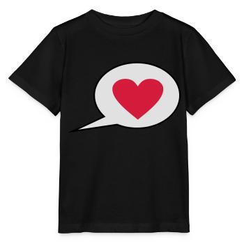 Ich liebe Dich - Stanley/Stella Kinder T-Shirt MINI CREATOR  - Schwarz - Vorne - Mikhail (115cm)