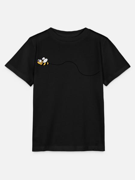 biene_3c - Stanley/Stella Kinder T-Shirt MINI CREATOR  - Schwarz