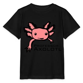 Axolotl - T-shirt bio MINI CREATOR Stanley/Stella Enfant - noir - Devant - Mikhail (115cm)