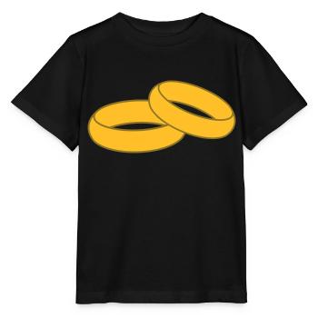 Rings - Stanley/Stella MINI CREATOR Kids’ T-Shirt - black - Front - Mikhail (115cm)