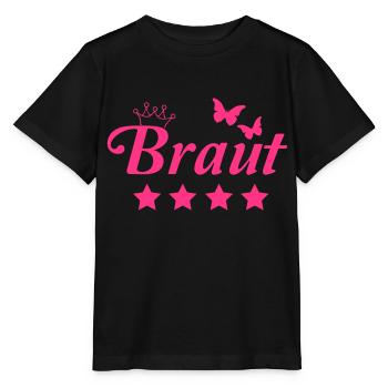 braut - Stanley/Stella Kinder T-Shirt MINI CREATOR  - Schwarz - Vorne - Mikhail (115cm)