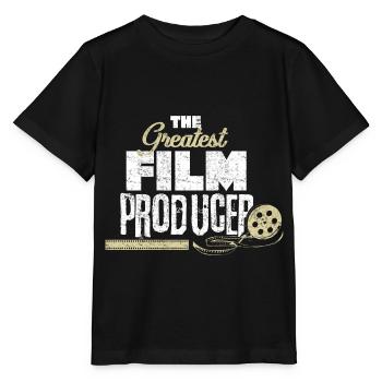 The largest film producer - Stanley/Stella MINI CREATOR Kids’ T-Shirt - black - Front - Mikhail (115cm)