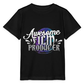 Filmmaker cinema gift - Stanley/Stella MINI CREATOR Kids’ T-Shirt - black - Front - Mikhail (115cm)