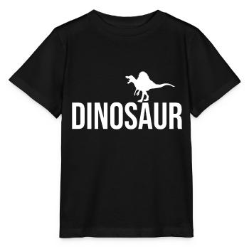 Dinosaure - T-shirt bio MINI CREATOR Stanley/Stella Enfant - noir - Devant - Mikhail (115cm)