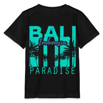 Océan De Bali Asie - T-shirt bio MINI CREATOR Stanley/Stella Enfant - noir - Devant - Mikhail (115cm)