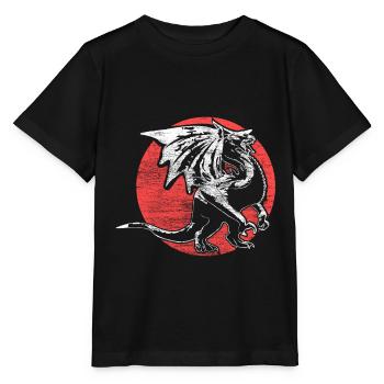 Dragon Moyen-Âge Films Cadeau - T-shirt bio MINI CREATOR Stanley/Stella Enfant - noir - Devant - Mikhail (115cm)