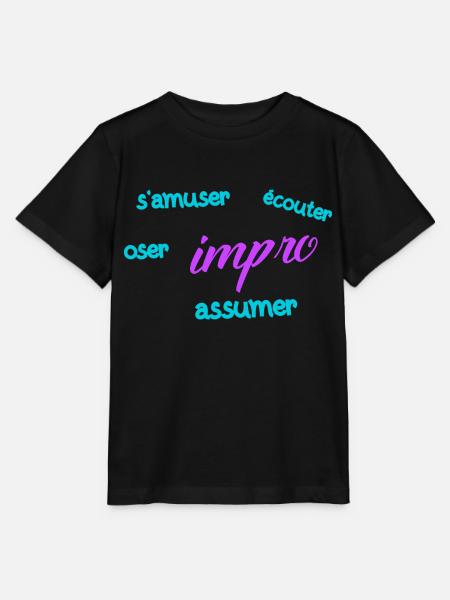 Spaß mit impro - Stanley/Stella Kinder T-Shirt MINI CREATOR  - Schwarz