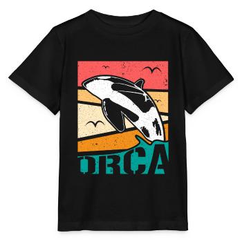 Idée de cadeau d’Orca Delfin - T-shirt bio MINI CREATOR Stanley/Stella Enfant - noir - Devant - Mikhail (115cm)