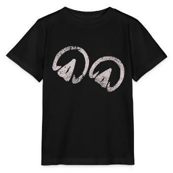 Barhuf Horses Hoof Prints Funny Gift Idea - Stanley/Stella MINI CREATOR Kids’ T-Shirt - black - Front - Mikhail (115cm)
