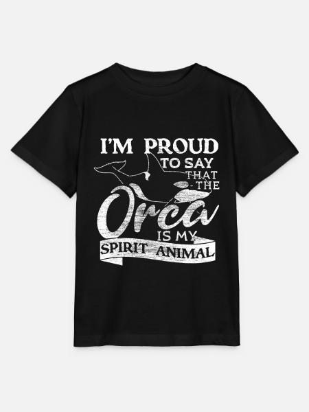 Orca Wal Geschenkidee - Stanley/Stella Kinder T-Shirt MINI CREATOR - Schwarz