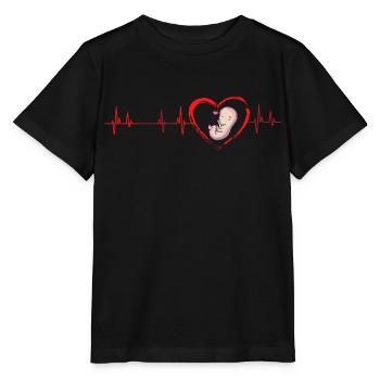 baby gift - Stanley/Stella MINI CREATOR Kids’ T-Shirt - black - Front - Mikhail (115cm)