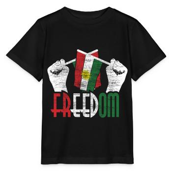 Kurdistan Land Geschenk - Stanley/Stella Kinder T-Shirt MINI CREATOR  - Schwarz - Vorne - Mikhail (115cm)
