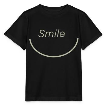 smile - Stanley/Stella Kinder T-Shirt MINI CREATOR  - Schwarz - Vorne - Mikhail (115cm)