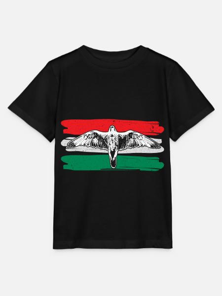 Ungarn Herkunft Geschenkidee - Stanley/Stella Kinder T-Shirt MINI CREATOR - Schwarz