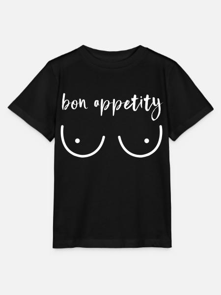 Bon Appetity Stillen Fun Geschenk - Stanley/Stella Kinder T-Shirt MINI CREATOR  - Schwarz