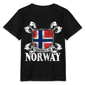 Norwegen Staat - Stanley/Stella Kinder T-Shirt MINI CREATOR  - Schwarz - Vorne - Mikhail (115cm)