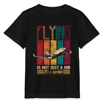 Pilot Pilot Pilot Profession - Stanley/Stella MINI CREATOR Kids’ T-Shirt - black - Front - Mikhail (115cm)