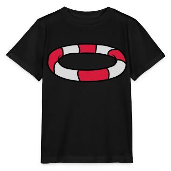 Lifebuoy Logo Design - Stanley/Stella MINI CREATOR Kids’ T-Shirt - black - Front - Mikhail (115cm)