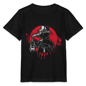 Docteur effrayant Peste - T-shirt bio MINI CREATOR Stanley/Stella Enfant - noir - Devant - Mikhail (115cm)