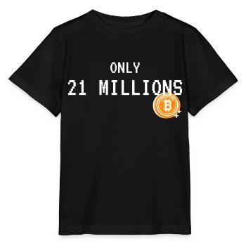 Bitcoin - Stanley/Stella MINI CREATOR Kids’ T-Shirt - black - Front - Mikhail (115cm)