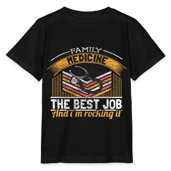 Doktor Krankenhaus - Stanley/Stella Kinder T-Shirt MINI CREATOR  - Schwarz - Vorne - Mikhail (115cm)