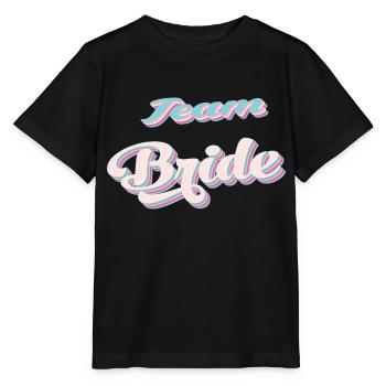 Team de la mariée team bride evjf - T-shirt bio MINI CREATOR Stanley/Stella Enfant - noir - Devant - Mikhail (115cm)
