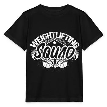 Musculation Renforcement Musculaire Bodybuilder Cadeau - T-shirt bio MINI CREATOR Stanley/Stella Enfant - noir - Devant - Mikhail (115cm)